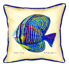 Sailfin Tang Yellow Indoor Outdoor Pillow 22x22 | Betsy Drake | BDZP678C