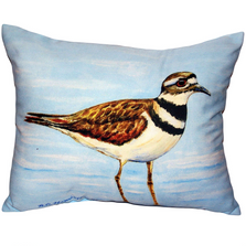Killdeer Bird Indoor Outdoor Pillow 20x24 | Betsy Drake | BDZP546