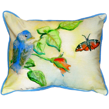 Blue Bird Indoor Outdoor Pillow 20x24 | Betsy Drake | BDZP249
