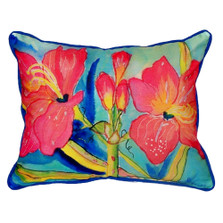 Amaryllis Indoor Outdoor Pillow 20x24 | Betsy Drake | BDZP233