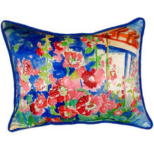 Hollyhock Indoor Outdoor Pillow 20x24 | Betsy Drake | BDZP375