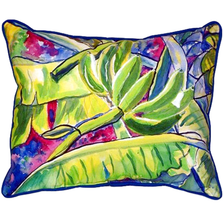 Banana Leaf Indoor Outdoor Pillow 20x24 | Betsy Drake | BDZP287