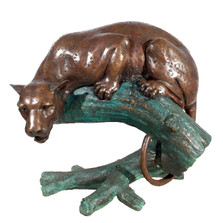 Leopard on Branch Bronze Statue | Metropolitan Galleries | SRB46704