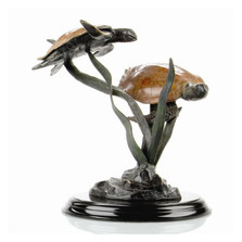 Sea Grass Tango Sea Turtle Sculpture | 31991 | SPI Home