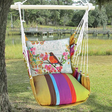 Robin on Branch Hammock Chair Swing "Cafe Soleil" | Magnolia Casual | CFTC603-SP