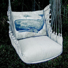 Whale Hammock Chair Swing "Latte" | Magnolia Casual | LTWHL-SP