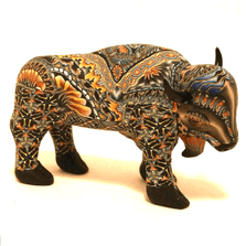 Buffalo Mama Figurine New | FimoCreations | FBUMN