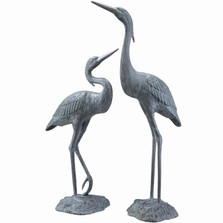 Garden Heron Pair Sculpture | 33223 | SPI Home