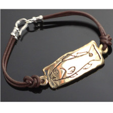 Bronze Redfish Tag Bracelet | Anisa Stewart Jewelry | ASJBRBF1003