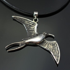 Frigate Bird Sterling Silver Pendant Necklace | Anisa Stewart Jewelry | ASJW1025