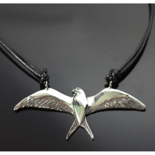 Swallowtail Kite Sterling Silver Pendant Necklace | Anisa Stewart Jewelry | ASJW1024N