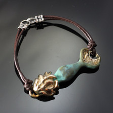 Mermaid Bronze Bracelet | Anisa Stewart Jewelry | ASJBRB1015