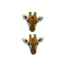 Giraffe Face Post Earrings | Bamboo Jewelry | BJ0214pe