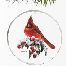 Cardinal Crystal Ornament | Winter Gems | Wild Wings