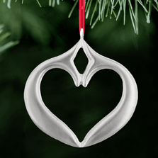 Dolphin Merrymeeting Bay Polished Pewter Ornament | Lovell Designs | LOVOR208