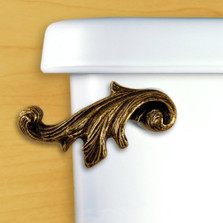 Acanthus Leaf Toilet Flush Handle | Functional Fine Art | ffa00151ab