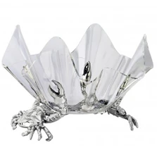 Large Crab Bowl with Stand | Arthur Court Designs | 050340 