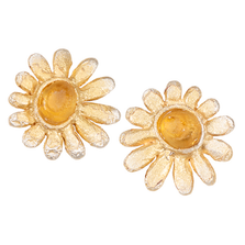 Deco Daisy Stud Post Earrings | Michael Michaud Jewelry | 3258bzgs