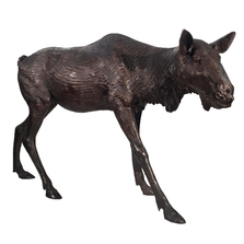 Female Moose Bronze Statue | Metropolitan Galleries | MGISRB10053-F