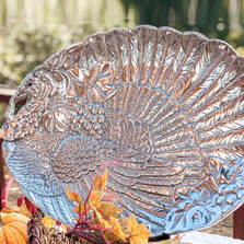 Turkey Holidays Oval Platter | Arthur Court Designs | 102324 