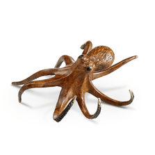 Octopus Brass Sculpture | Lurking Octopus Sculpture | SPI Home | 80359