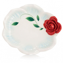 Romance of the Rose Porcelain Tray | FZ02657 | Franz Collection