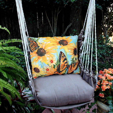 Butterfly Hammock Chair Swing "Chocolate" | Magnolia Casual | CHSR503-SP