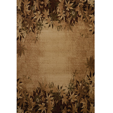 Autumn Trace Leaves Area Rug Toffee | United Weavers | 511-29859