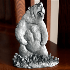 Grizzly Bear Pewter Figurine | Andy Schumann | SCHSA-7