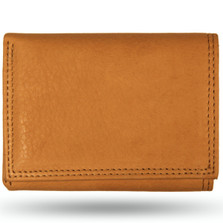 American Bison All Leather Trifold Wallet