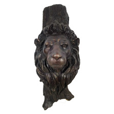 Lion Face Bronze Sculpture | Metropolitan Galleries | SRB10071