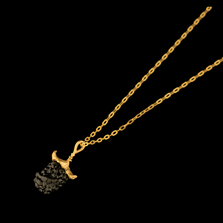 Blackberry 16" Adjustable Single Drop Pendant Necklace | Nature Jewelry | Michael Michaud | 9226BZ