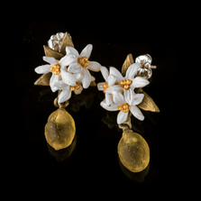 Lemon Drop Post Earrings | Nature Jewelry | Michael Michaud | 3317BZ