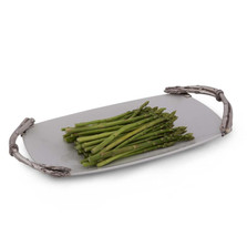 Asparagus Stoneware Platter | Vagabond House | G326