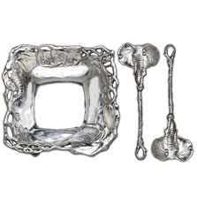 Elephant Aluminum Salad Set | Arthur Court Designs | 103222