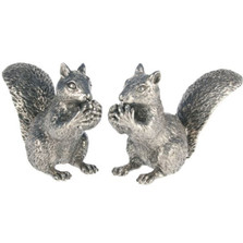 Pewter Squirrel Salt Pepper Shakers | Vagabond House | S116