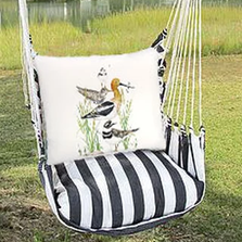Shorebirds Hammock Chair Swing "True Black" | Magnolia Casual | TBMLT901-SP