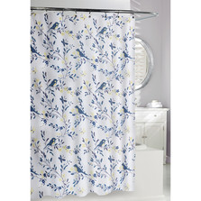 Birds of a Feather Fabric Shower Curtain | Moda at Home