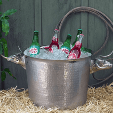 Longhorn Steer Ice Tub/Punch Bowl | Vagabond House | W818S -2