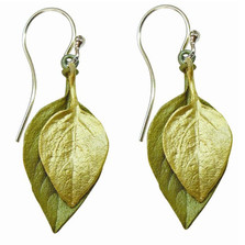 Sweet Basil Two Toned Wire Earrings | Michael Michaud Jewelry | SS3095BZ