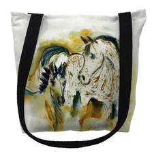Mare and Colt Horses Tote Bag | Betsy Drake | TY058M