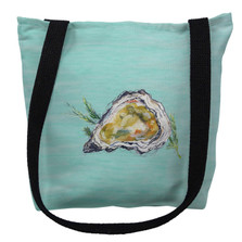 Oyster Shell Aqua Tote Bag | Betsy Drake | TY121CM