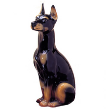 Doberman Dog Ceramic Sculpture | Intrada Italy | ANI9510