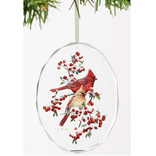 Cardinal Crystal Ornament | Winter Jewels | Wild Wings