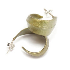 Eucalyptus Hoop Earrings | Michael Michaud Jewelry | SS4401bz