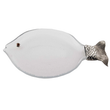 Ocean Fish Glass Serving Tray | Vagabond House | O466FL