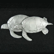 Sea Turtle Pewter Pin | Andy Schumann | SCHTURTPIN