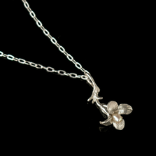 Wildflower Dainty Sterling Silver 16" Pendant Necklace | Michael Michaud | 9244S | Nature Jewelry 