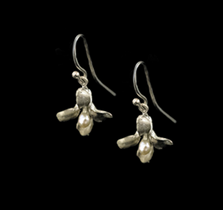 Wildflower Dainty Sterling Silver Dangle Earrings | Michael Michaud | 3330S | Nature Jewelry 