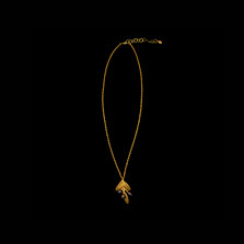 Boxwood 16" Petite Gold Pendant Necklace | Michael Michaud | 7800V | Nature Jewelry 